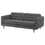 IKEA - Landskrona 3-sitssoffa, Gunnared mrkgr