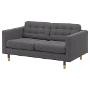IKEA - Landskrona 2-sitssoffa, Gunnared mrkgr